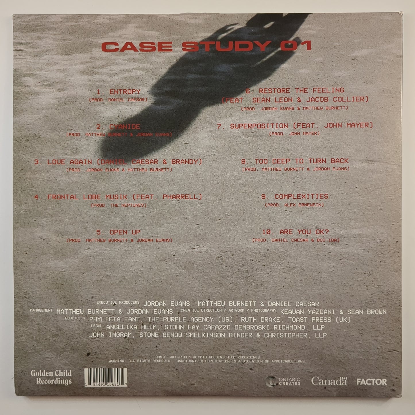 Daniel Caesar - 'Case Study 01'