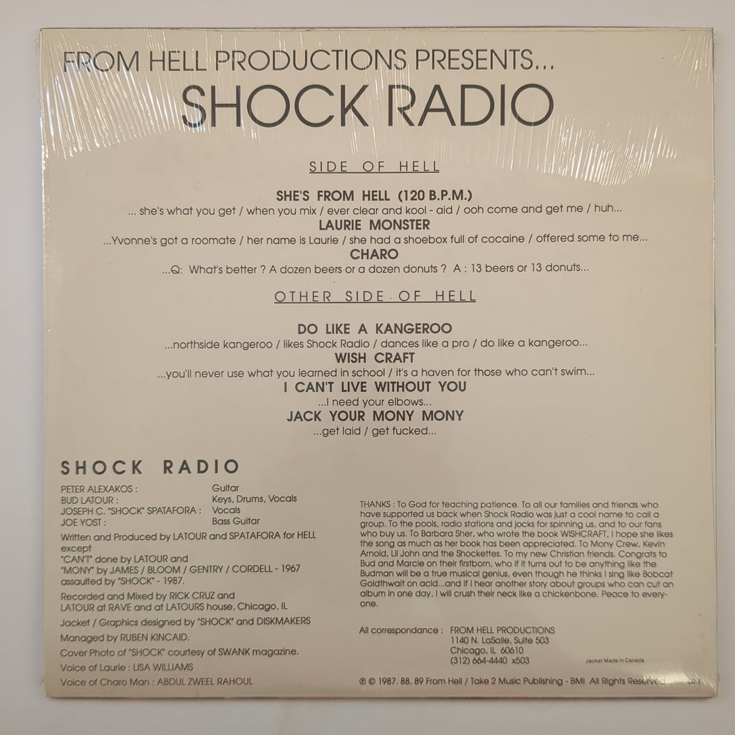 Shock Radio - 'Shock Radio 1 Hell 0'