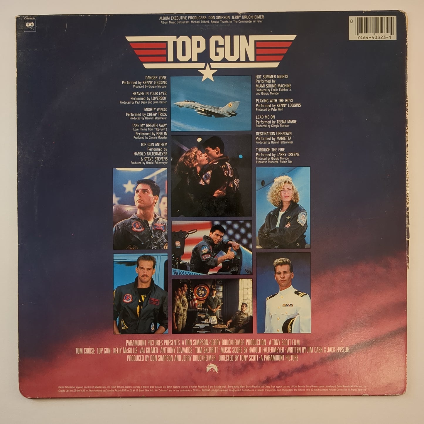 Various - 'Top Gun Original Motion Picture Soundtrack'