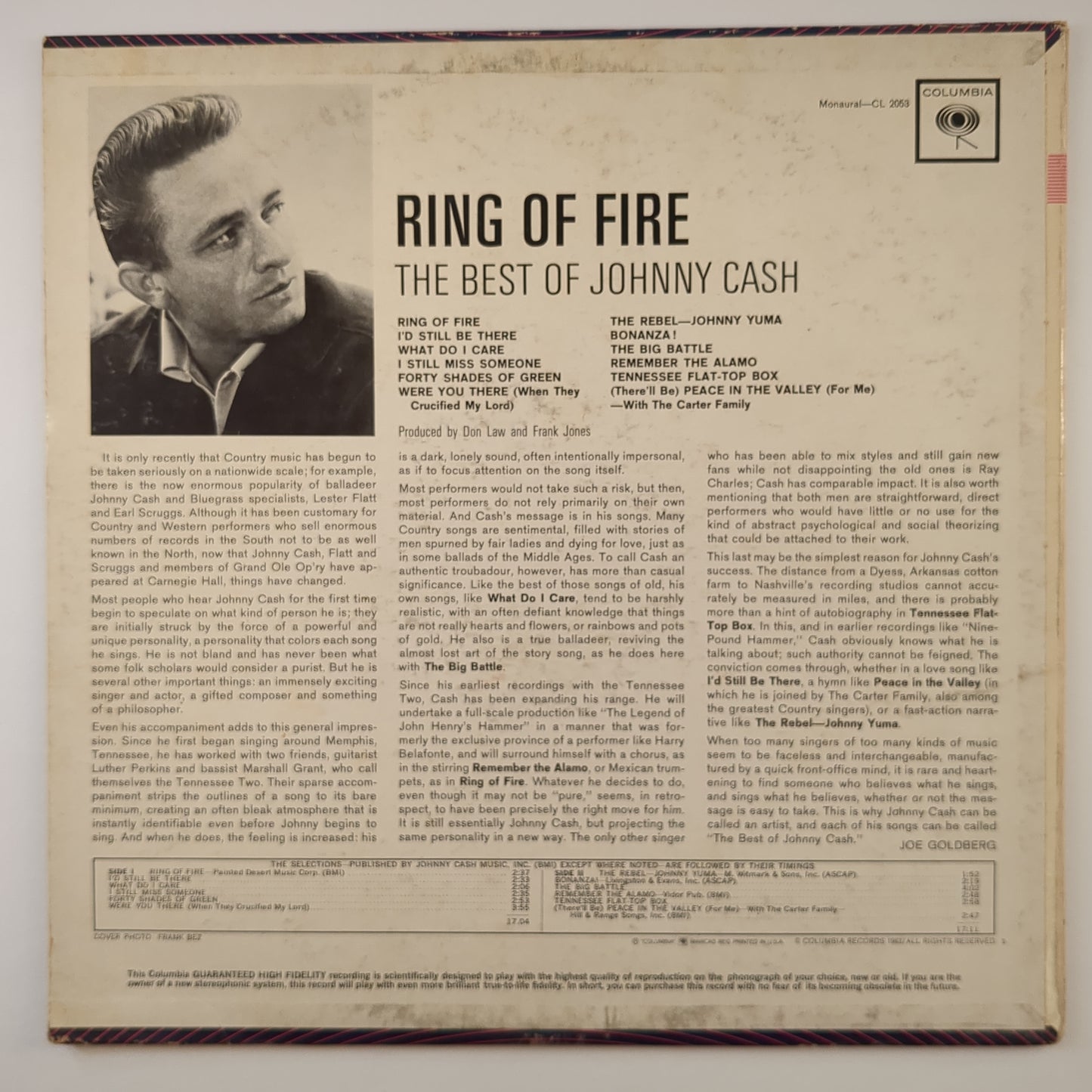 Johnny Cash - 'Ring Of Fire (The Best Of Johnny Cash)'