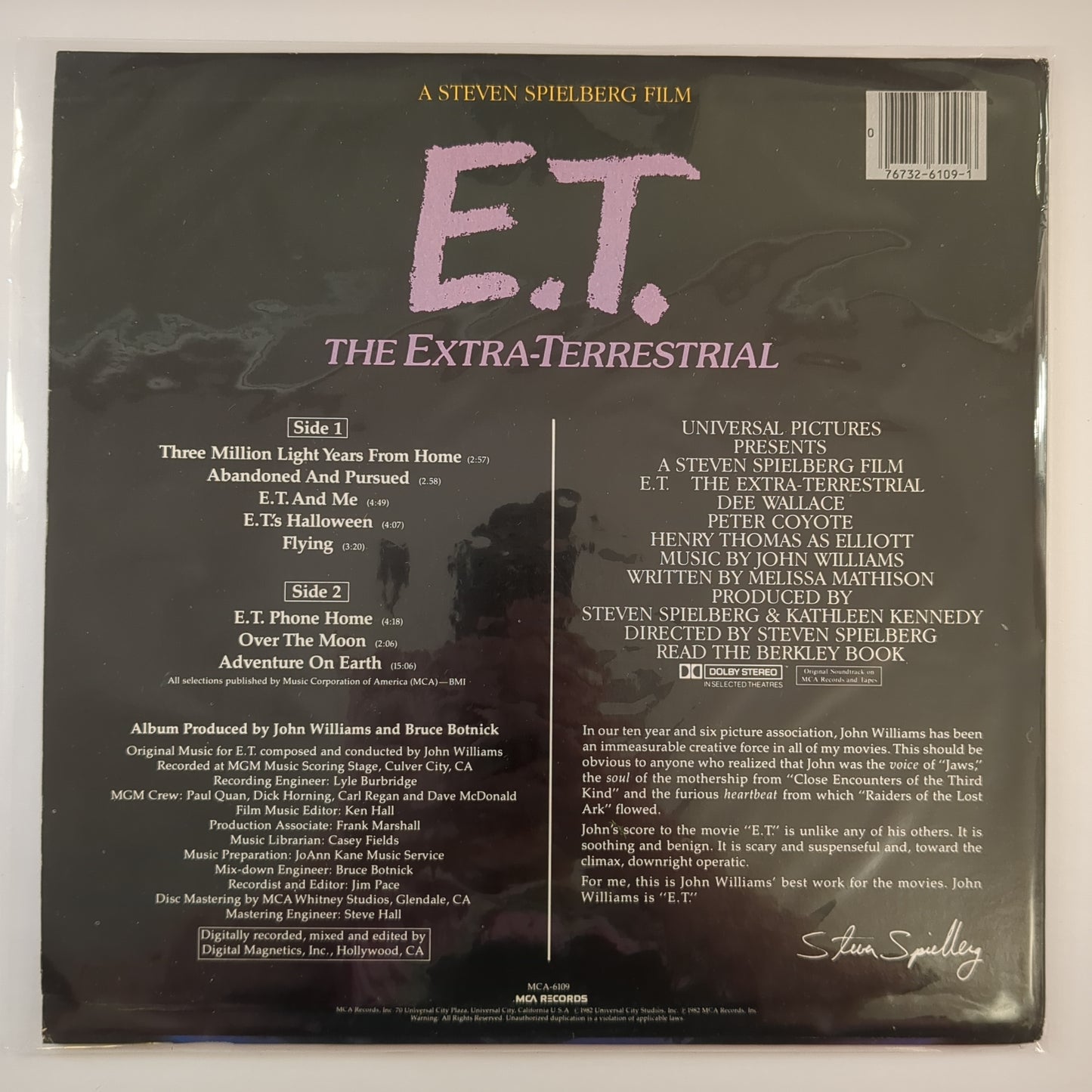 John Williams - 'E.T. (Music From The Motion Picture)'