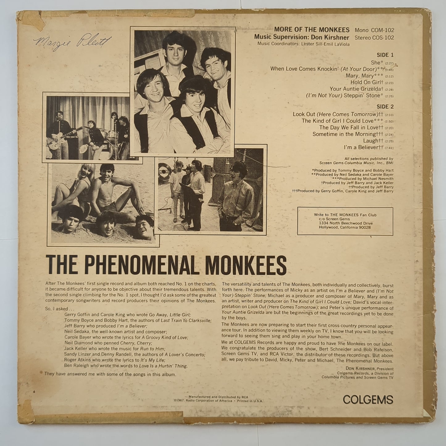 The Monkees - 'More Of The Monkees'