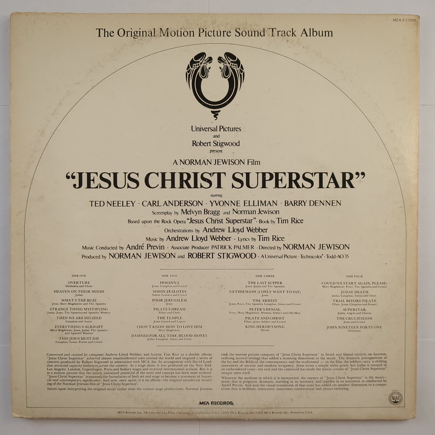 Various - 'Jesus Christ Superstar: Original Motion Picture Soundtrack'