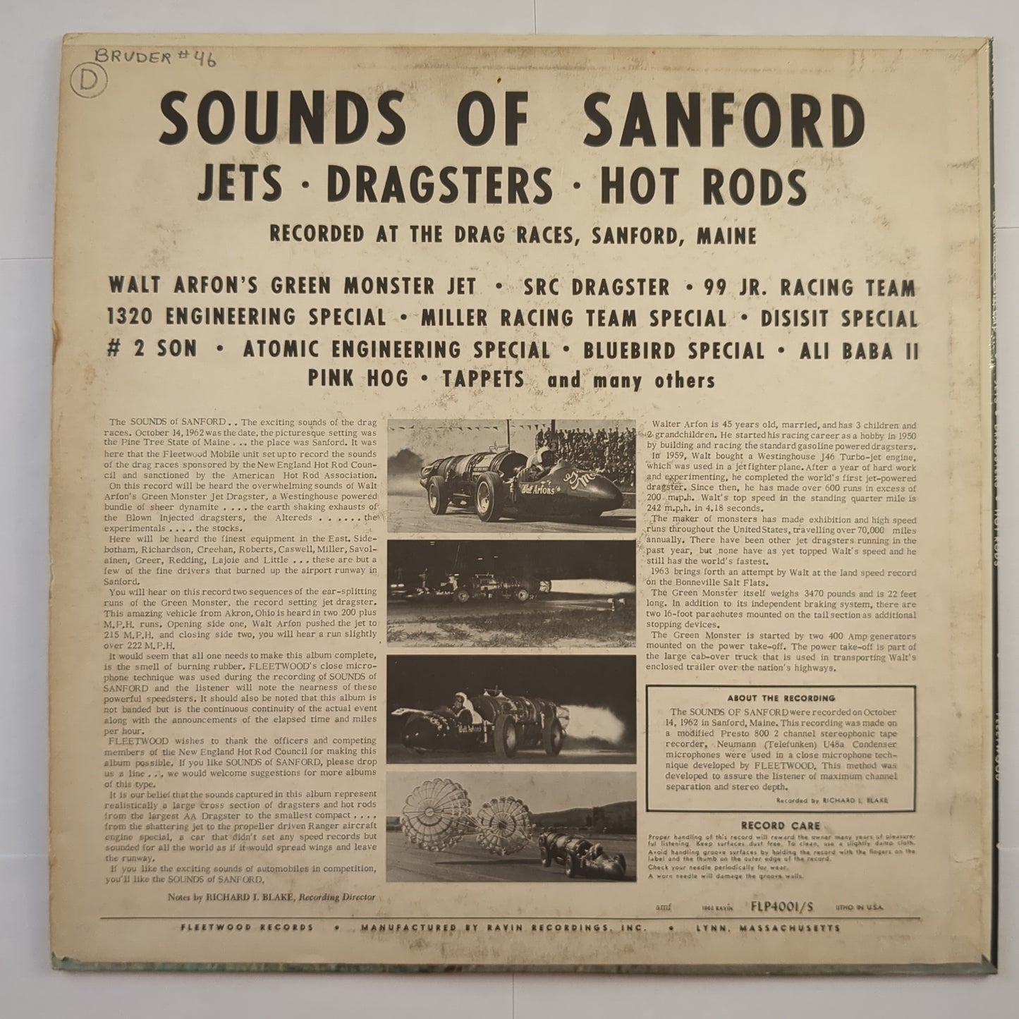 'Sounds Of Sanford' Drag Race Field Recording