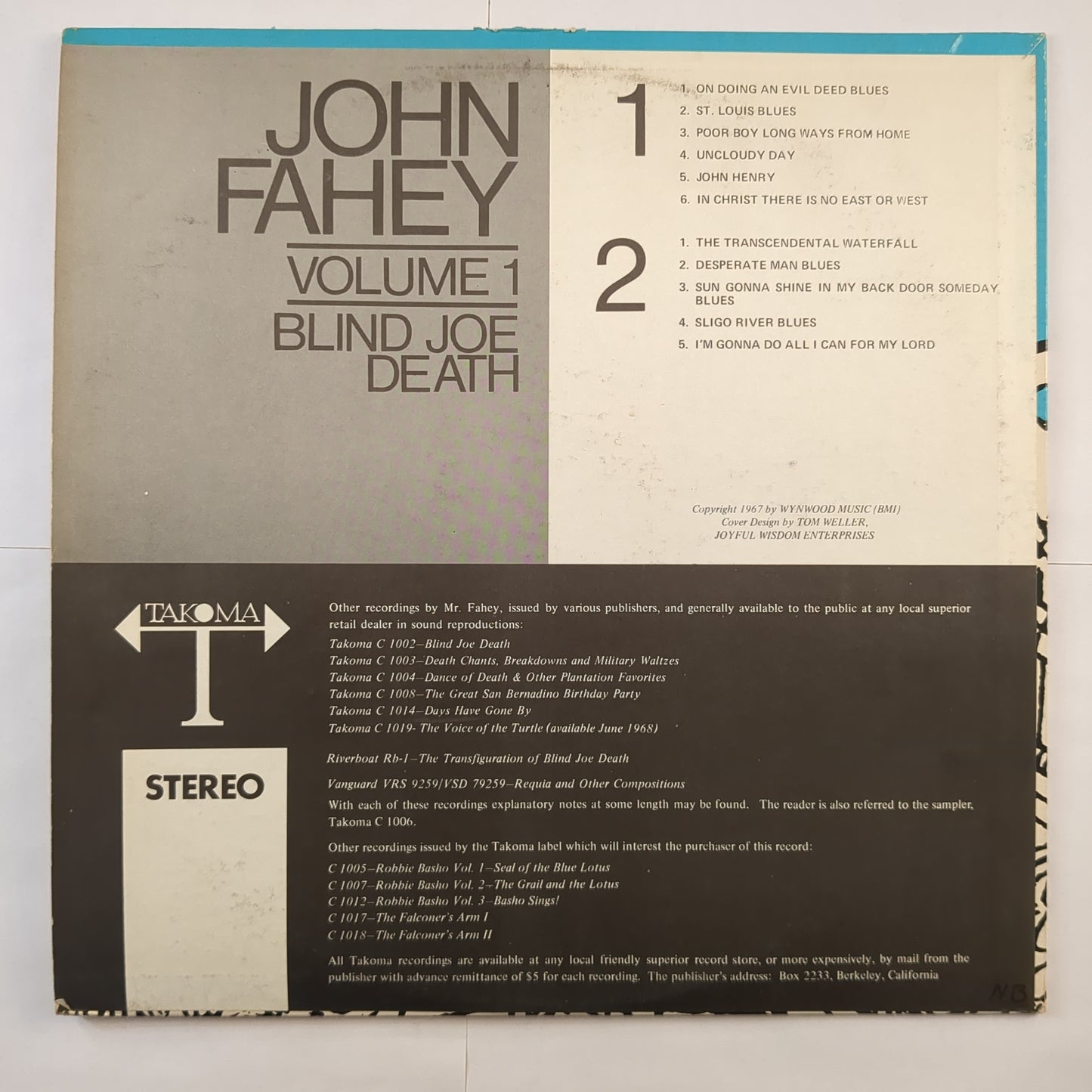 John Fahey - 'Volume 1/Blind Joe Death'