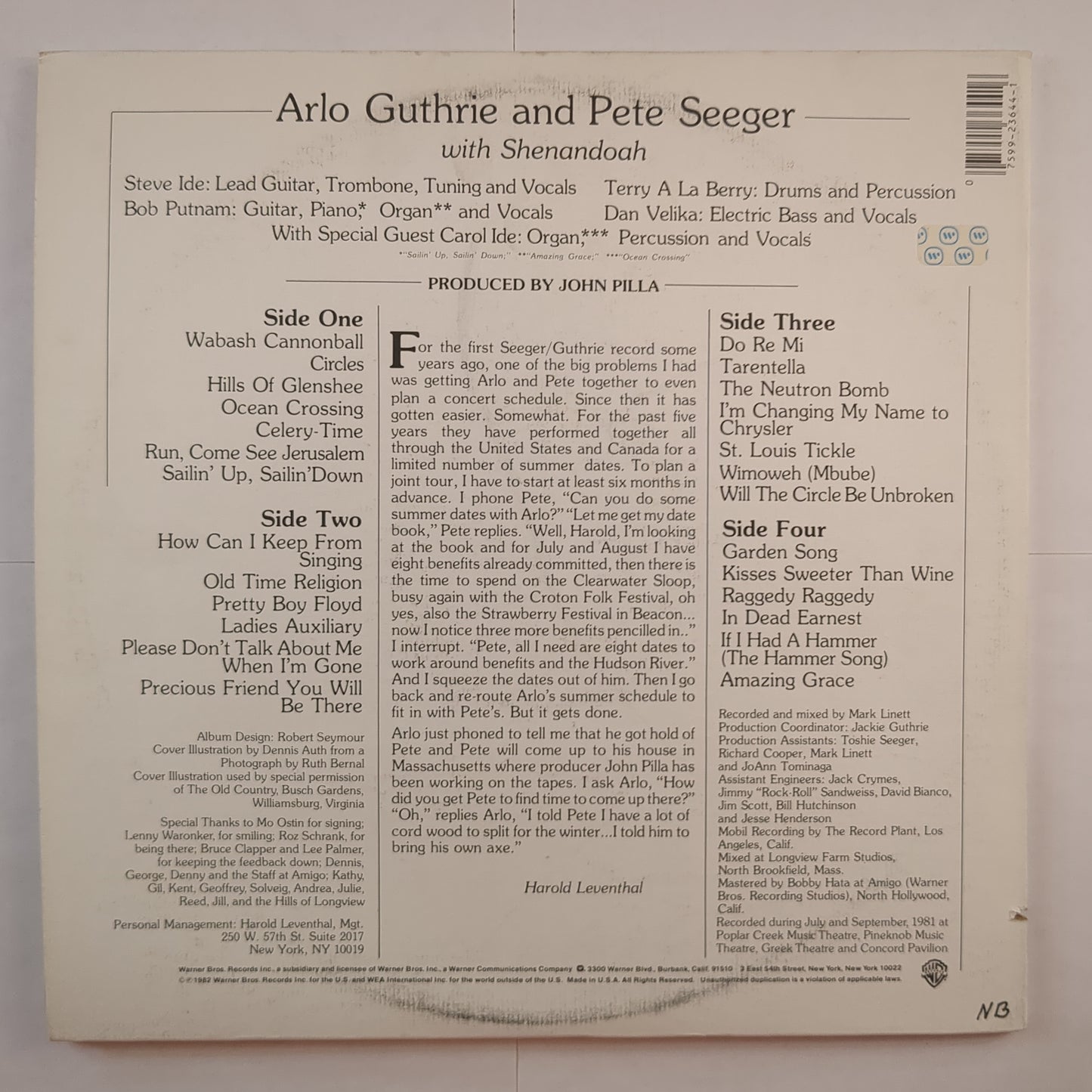 Arlo Guthrie/Pete Seeger - 'Precious Friend'