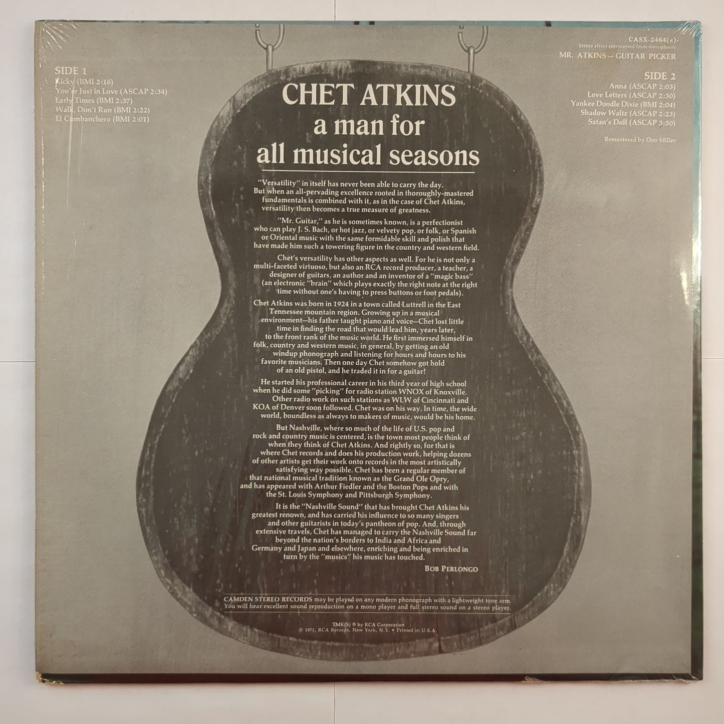 Chet Atkins - 'Mr. Atkins - Guitar Picker'