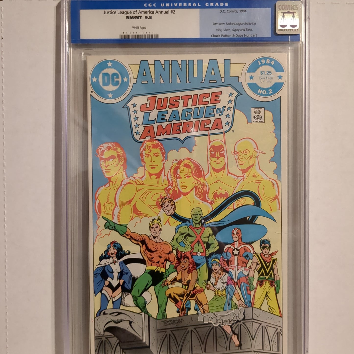 Justice League Of America Annual #2 1984 CGC 9.8