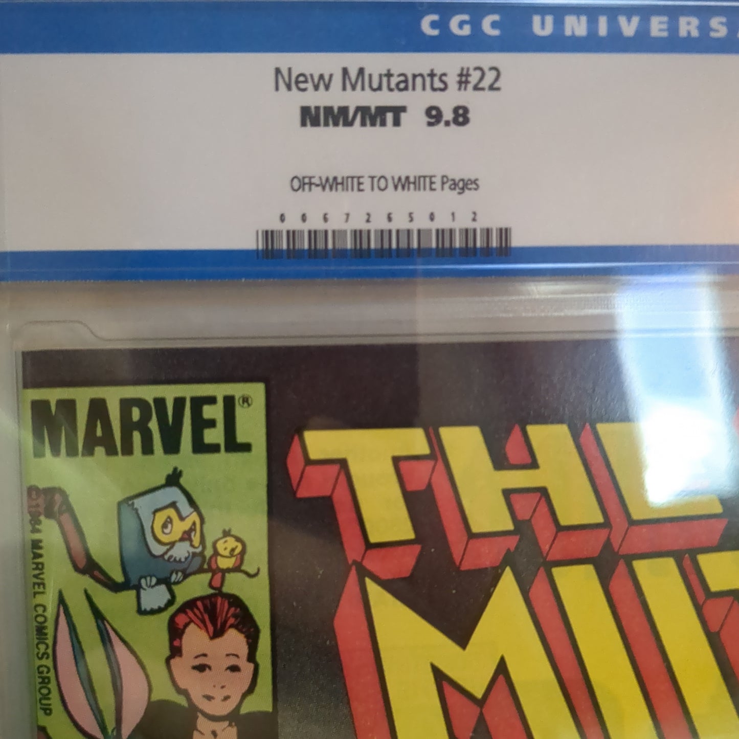 New Mutants #22 (12/84) CGC 9.8