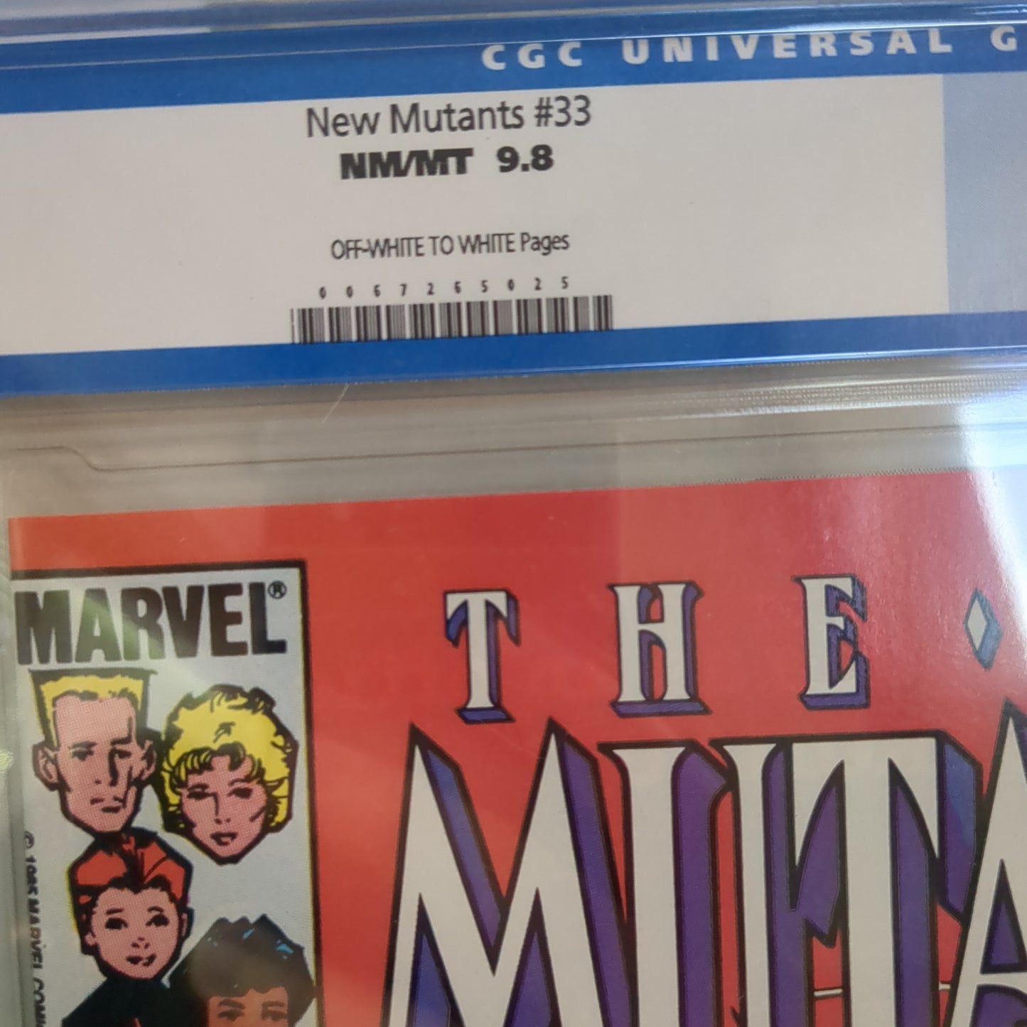 New Mutants #33 (11/85) CGC 9.8