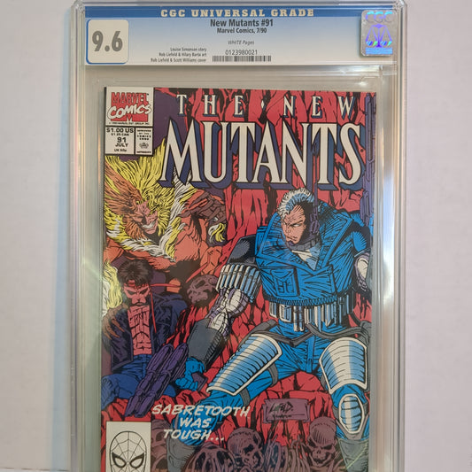 New Mutants #91 (7/90) CGC 9.6