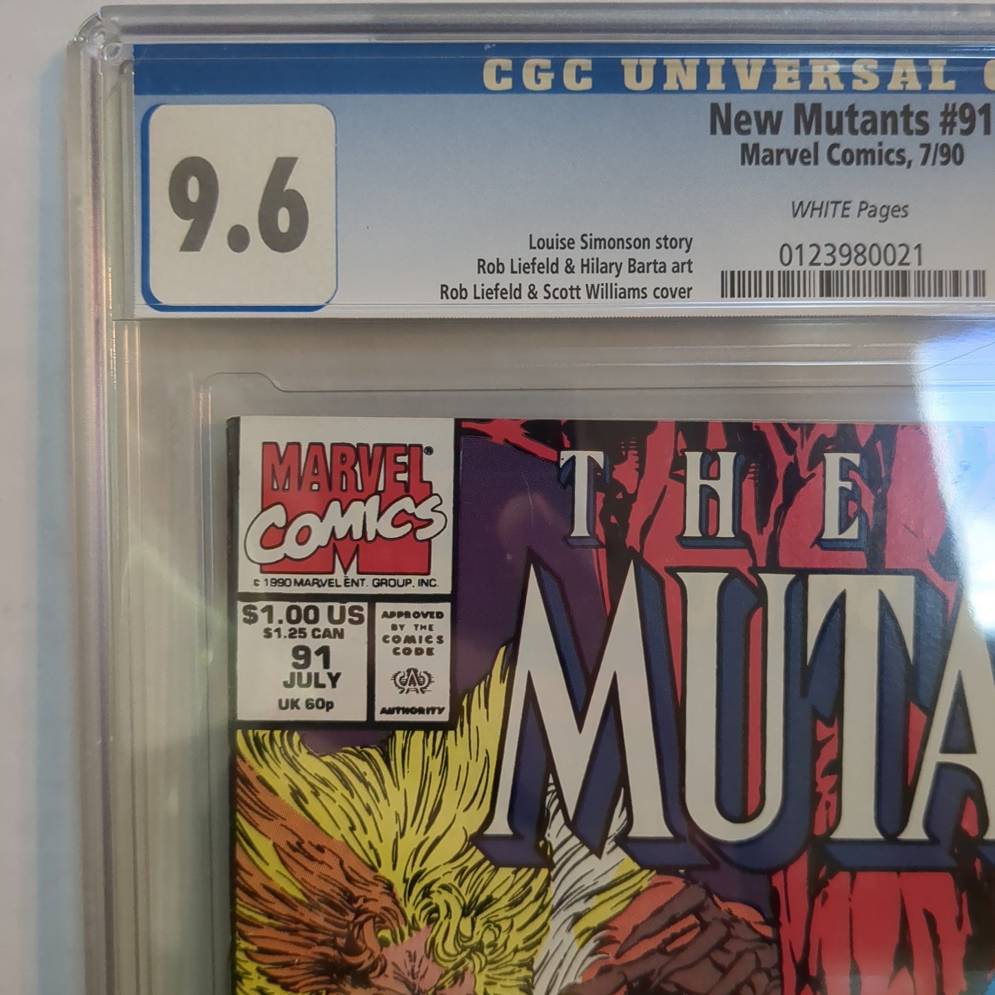 New Mutants #91 (7/90) CGC 9.6