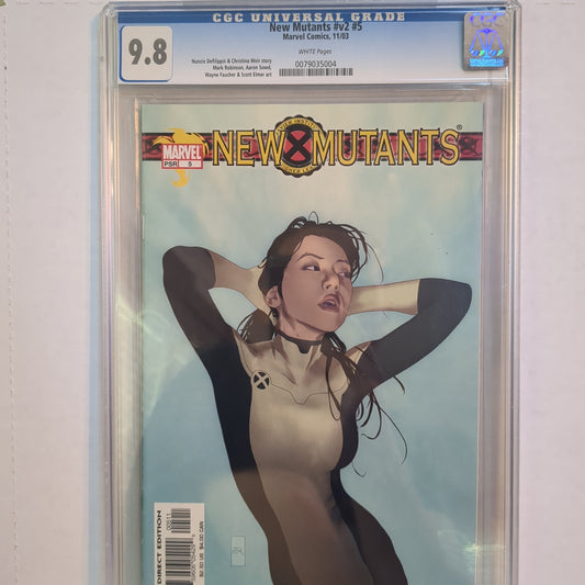 New Mutants #5 V2 (11/03) CGC 9.8