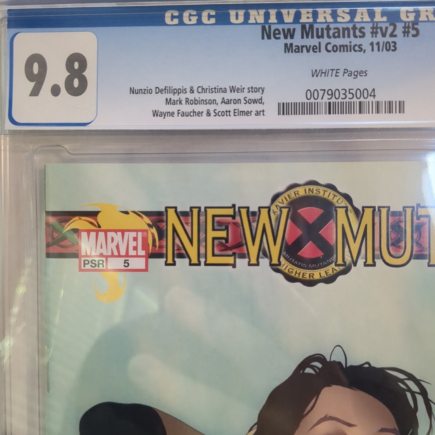 New Mutants #5 V2 (11/03) CGC 9.8