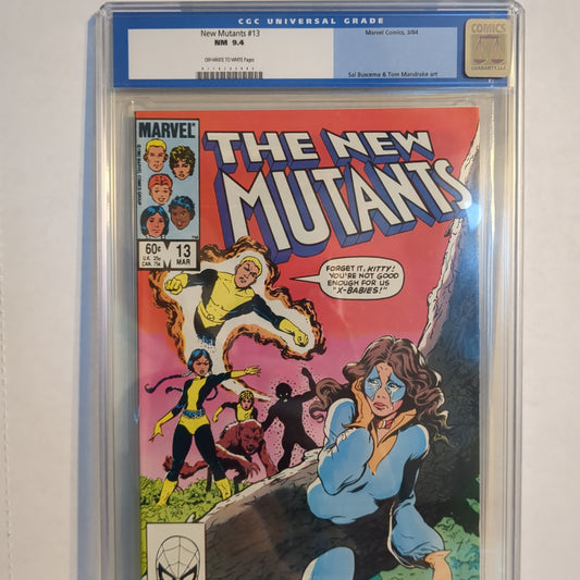 New Mutants #13 (3/84) CGC 9.4