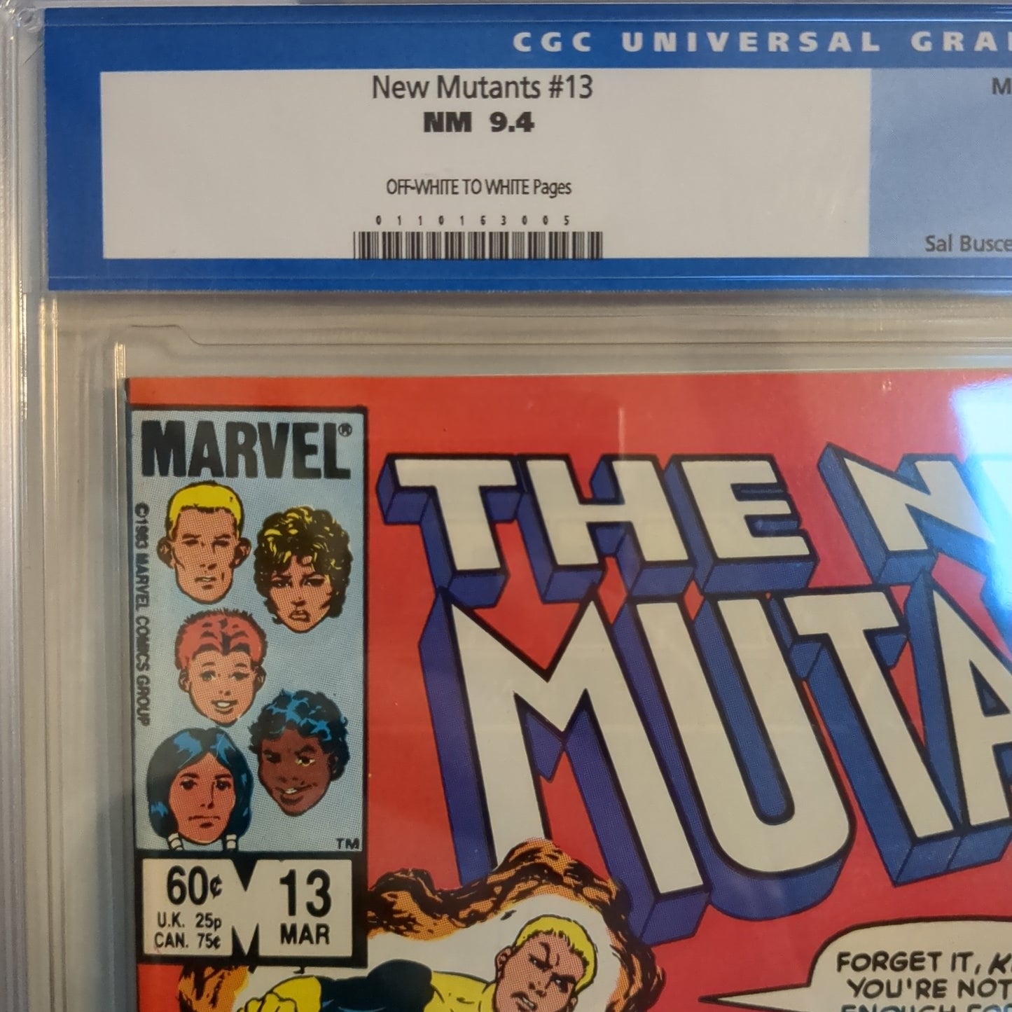 New Mutants #13 (3/84) CGC 9.4