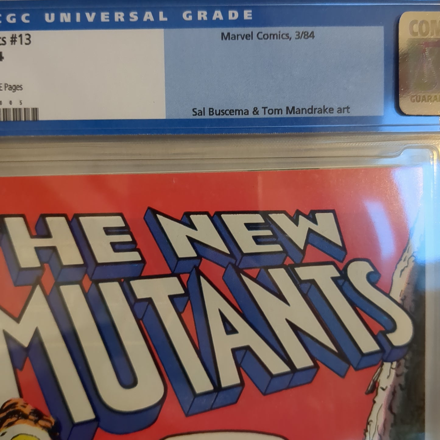 New Mutants #13 (3/84) CGC 9.4