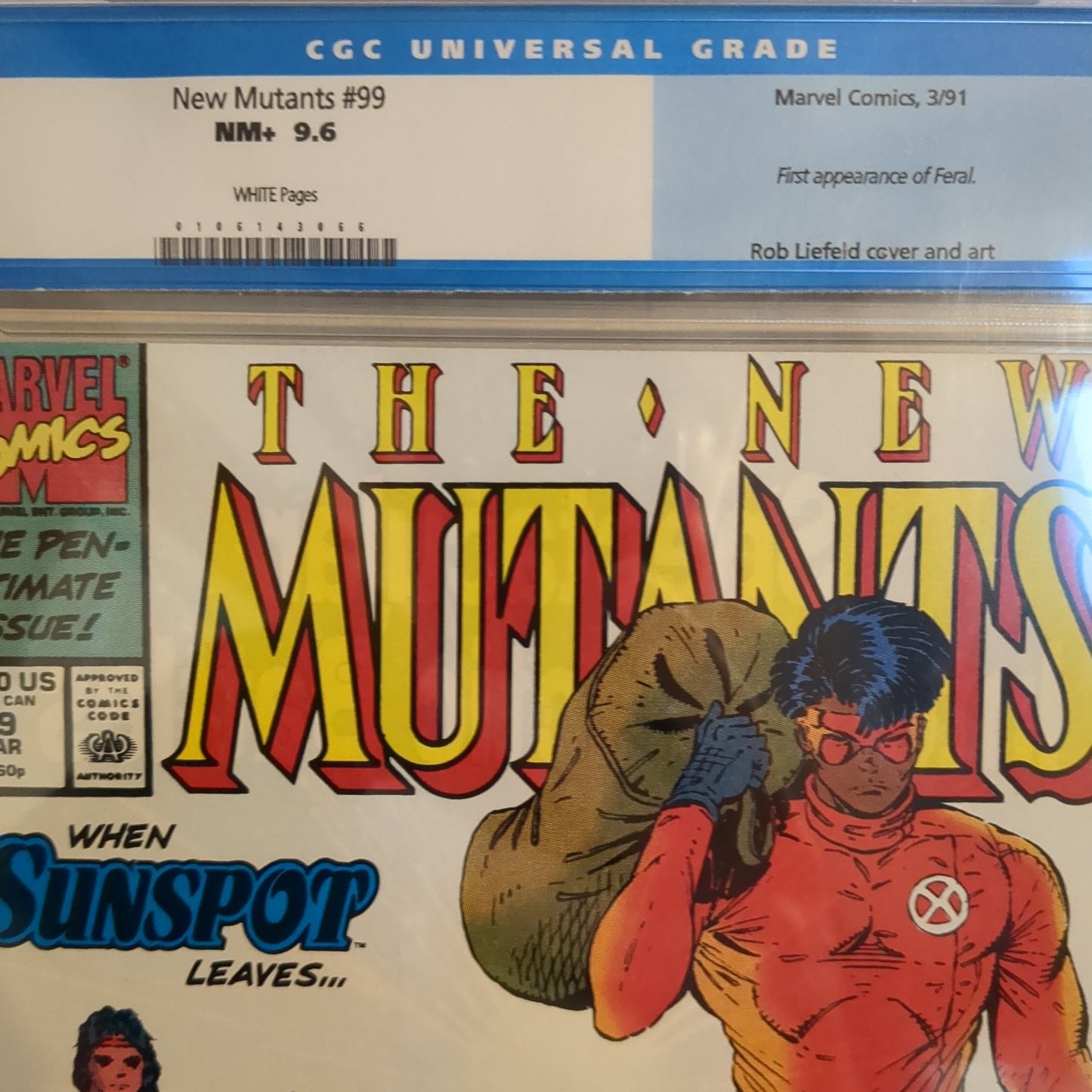 New Mutants #99 (3/91) CGC 9.6