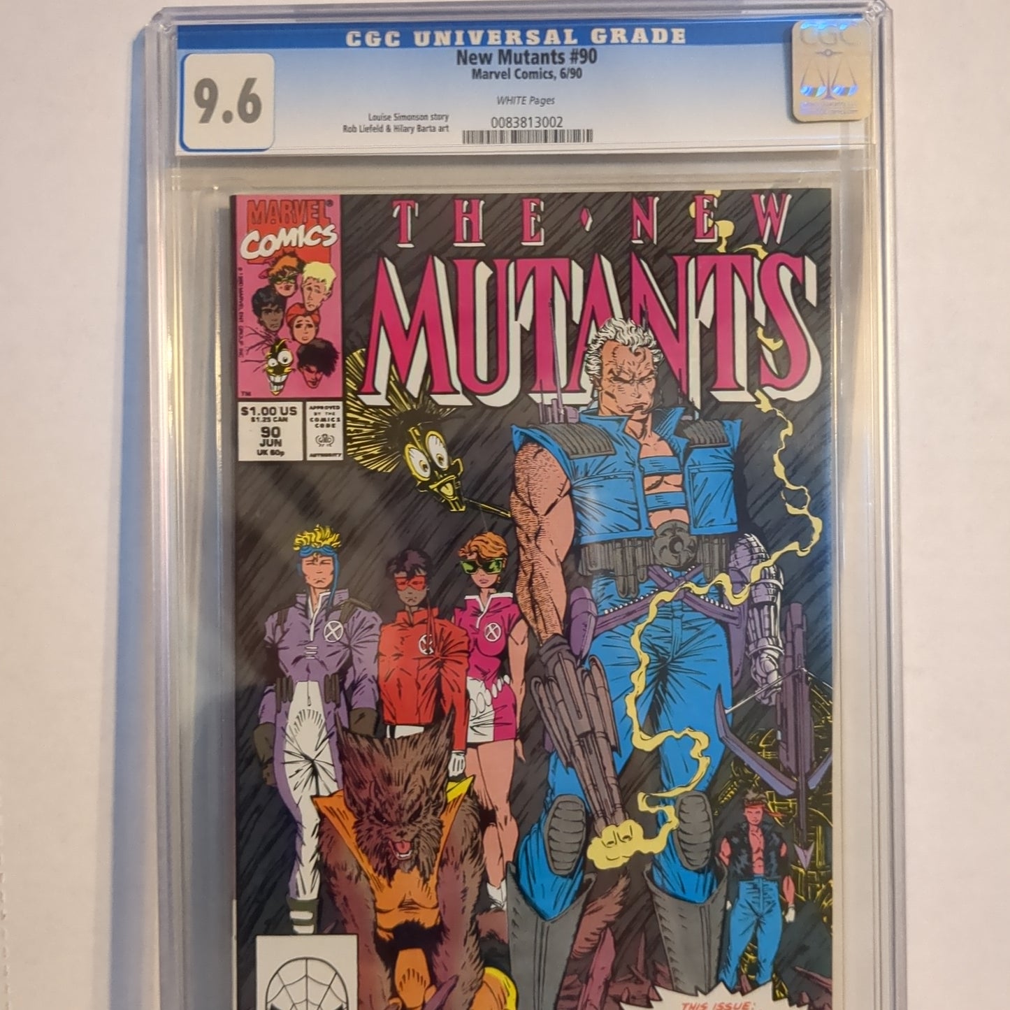 New Mutants #90 (6/90) CGC 9.6