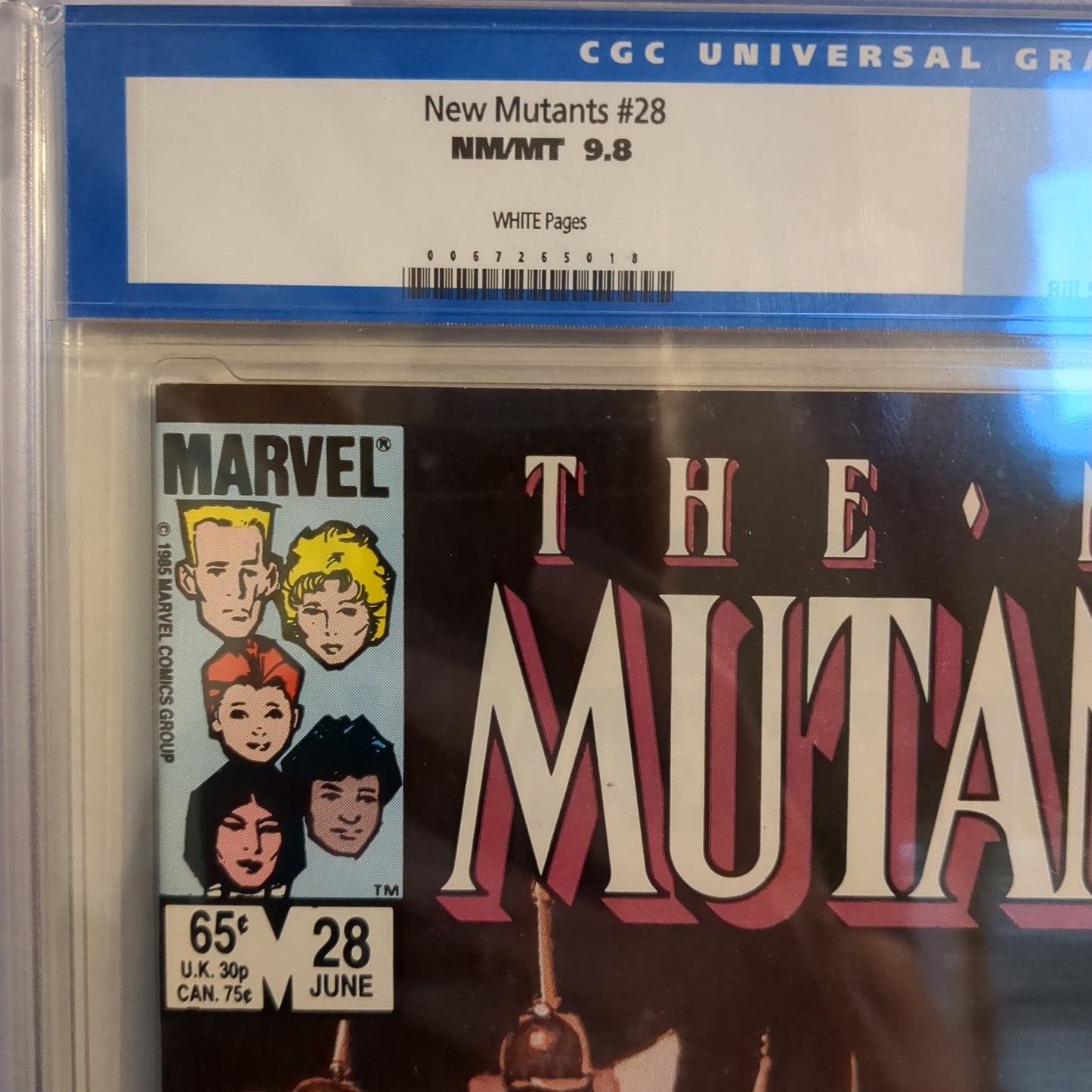 New Mutants #28 (6/85) CGC 9.8