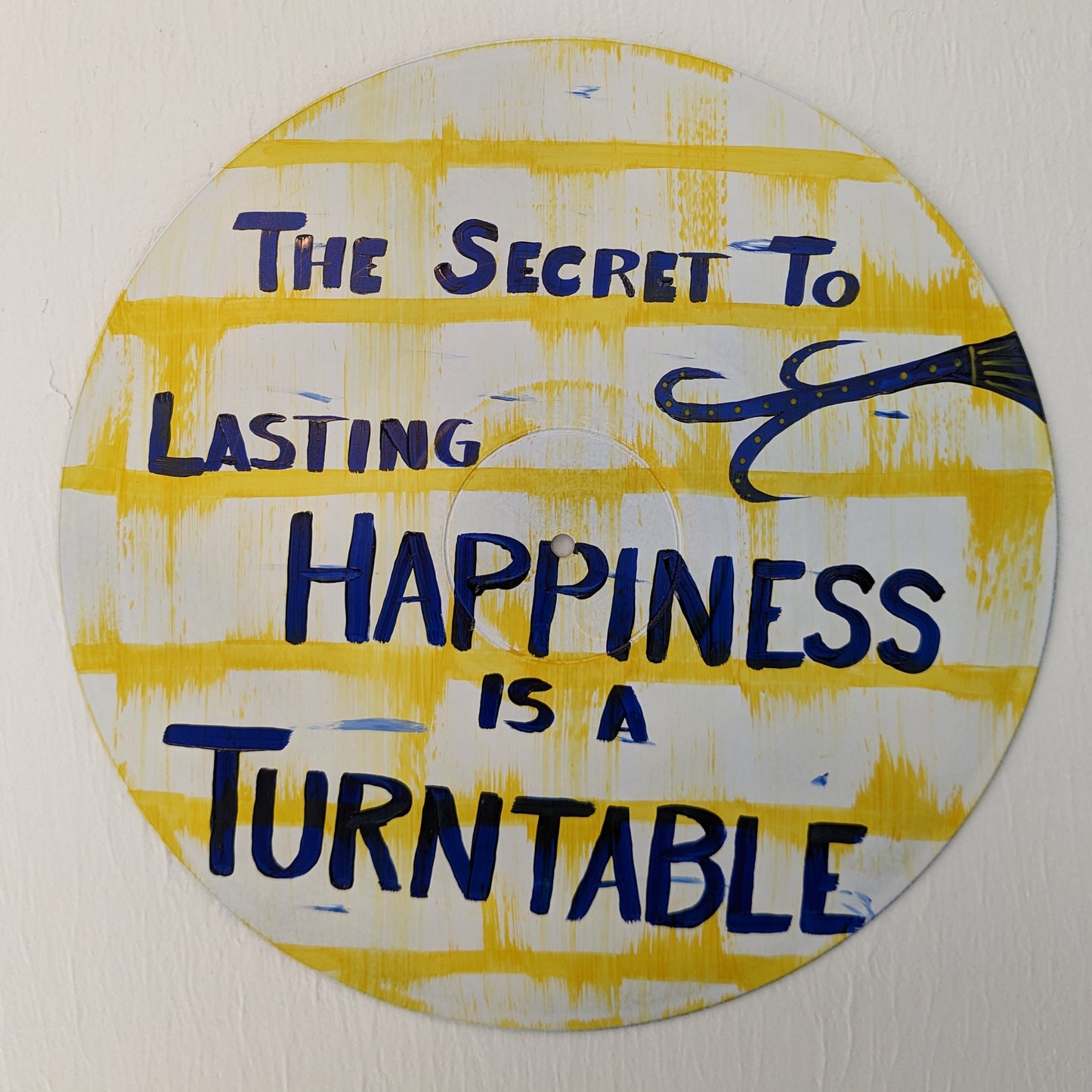 'Happiness is a Turntable' Record Art