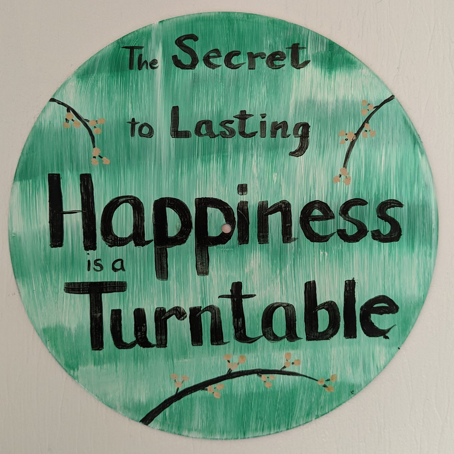 'Happiness is a Turntable' Record Art