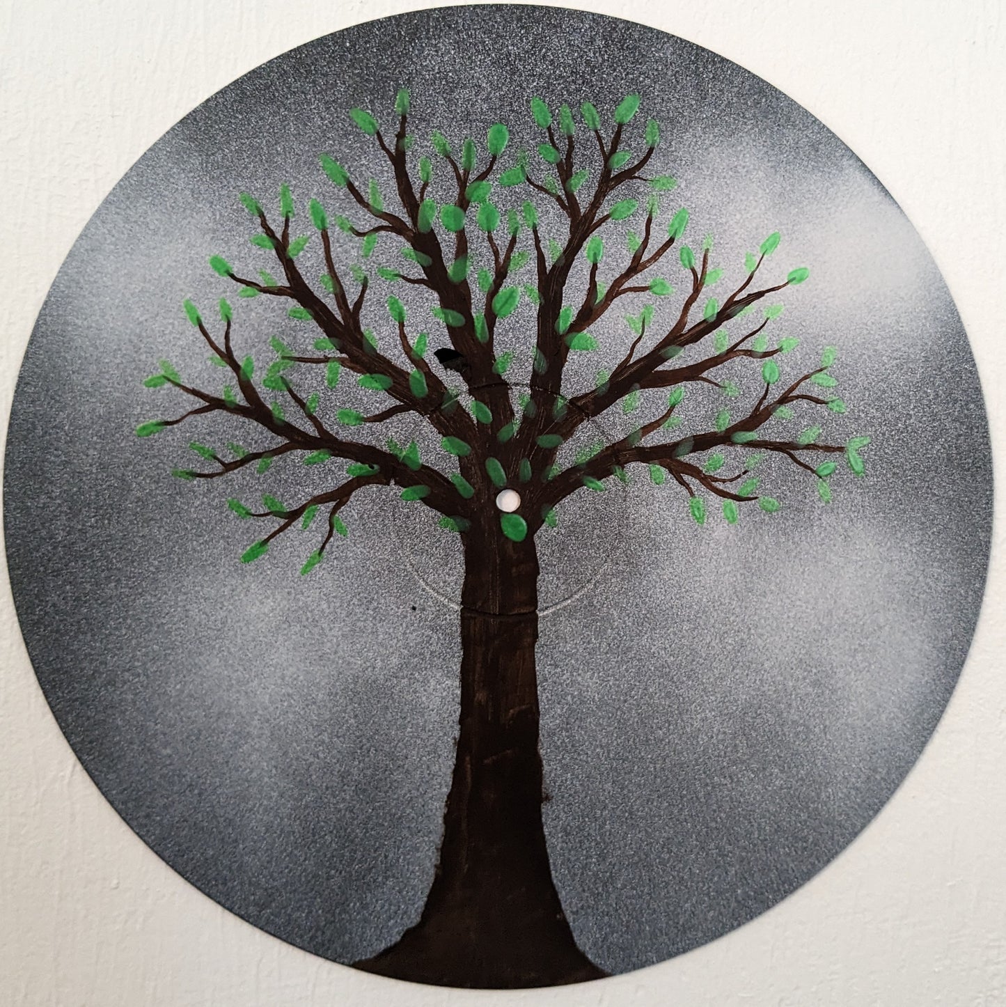 Tree with Glow-In-The-Dark Leaves Record Art