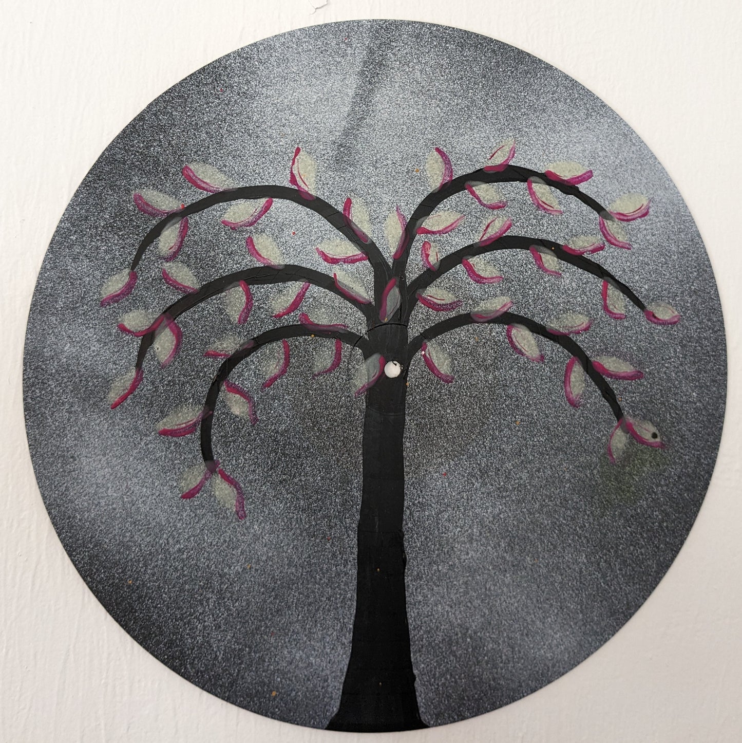 Tree with Glow-In-The-Dark Leaves Record Art