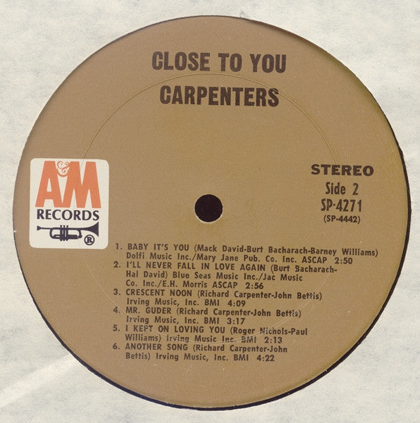 Carpenters - 'Close To You'