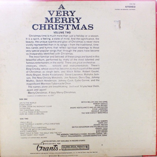 Various Artists - 'A Very Merry Christmas: Volume 2'