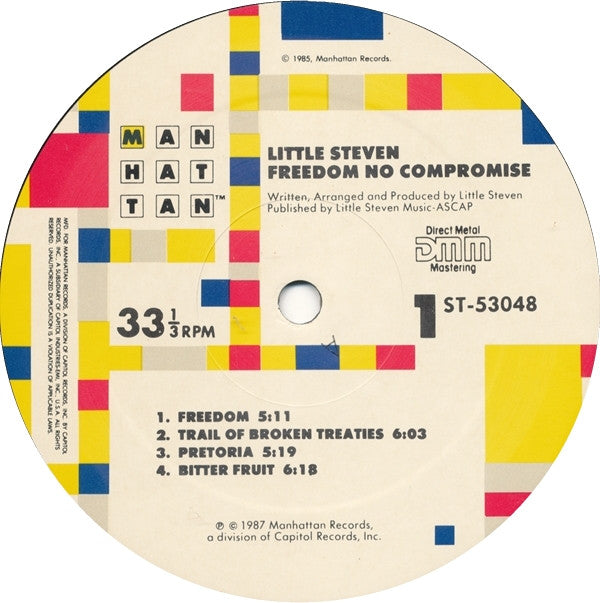 Little Steven - 'Freedom No Compromise'