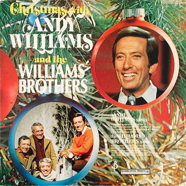 Andy Williams - 'Christmas with Andy Williams and the Williams Brothers'