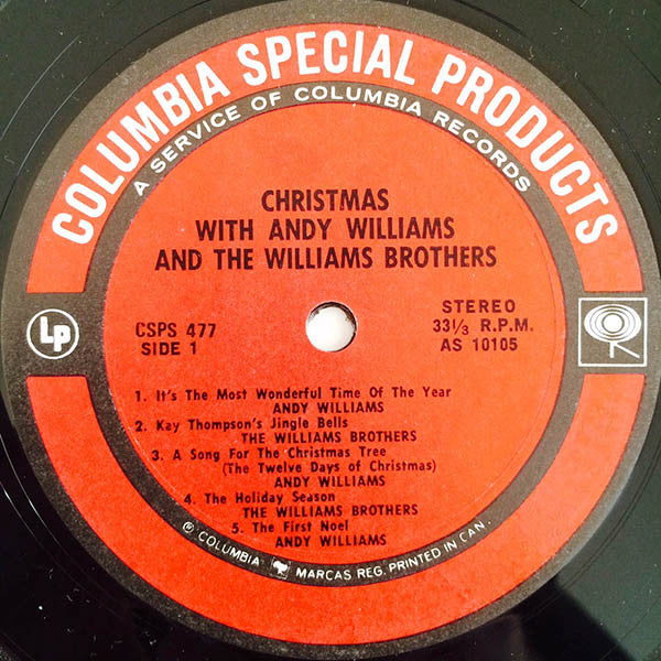 Andy Williams - 'Christmas with Andy Williams and the Williams Brothers'