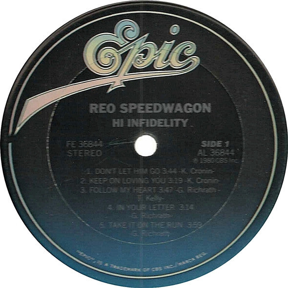 REO Speedwagon - 'Hi Infidelity'